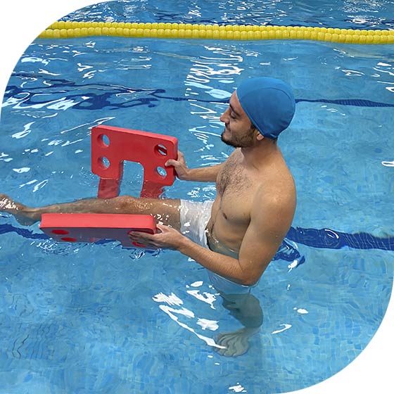 Rehabilitación y terapia física en el agua